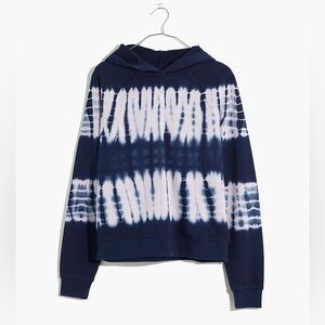 Madewell (Re)sourced Cotton Retro Hoodie Sweatshirt in Bengali Indigo